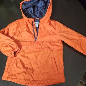 Old Navy Vibrant Orange Jacket with Black Accents